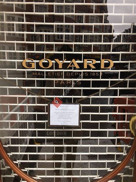 goyard london email address|Goyard tokyo.